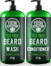Viking Revolution Tea Tree Oil Beard Wash & Conditioner Set