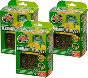 Zoo Med Terrarium Moss 10 Gallon (Pack Of 3)