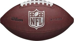 WILSON The product title "WILSON NFL Stride" does not exceed seven words, so it does not need to be shortened. However, if you want a version in uppercase format for the first...