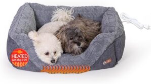 K&H Pet Products Thermo-Pet Lounge Sleeper Heated Dog Bed