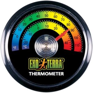 Exo Terra Thermometer For Reptile Terrarium Temperatures