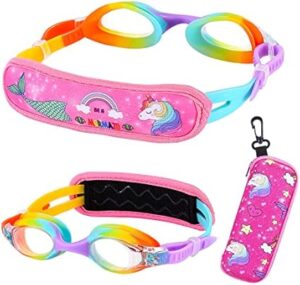 RUIGAO Toddler Swim Goggles With Padded Headband