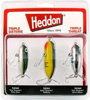 Heddon Torpedo Prop-Bait Topwater Fishing Lure 3-Pack