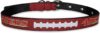 Pets First Tough Leather NFL 49ERS Dog Collar