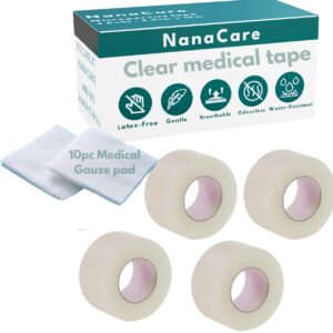 NanaCare Transparent Surgical Tape 1 Inch x 10yd