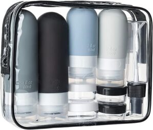 DEPOZA Travel Bottles Set - TSA Approved Containers