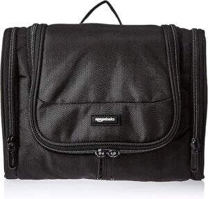 Amazon Basics Travel Toiletry Bag Organizer, Black
