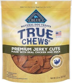 Blue Buffalo True Chews Premium Jerky Cuts, Duck