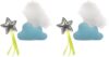 SmartyKat Twinkle Time Light Up Cat Toys, Blue/Silver
