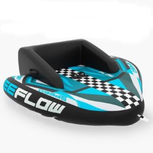 SereneLife Two Person Inflatable Towable Tube