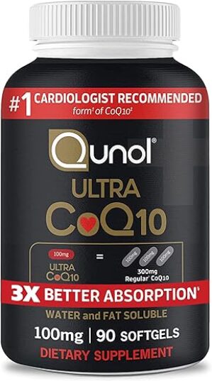 Qunol Ultra CoQ10 100mg Softgels, 90 Count