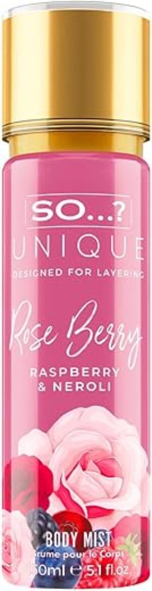 So...? Unique Rose Berry Body Mist - Floral