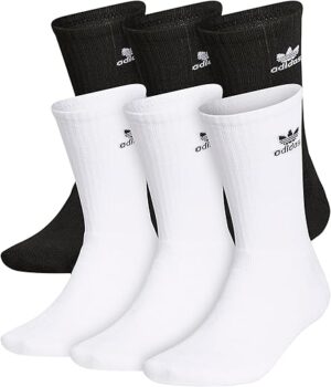 adidas Originals Unisex Adult Trefoil Crew Socks (6 Pairs)