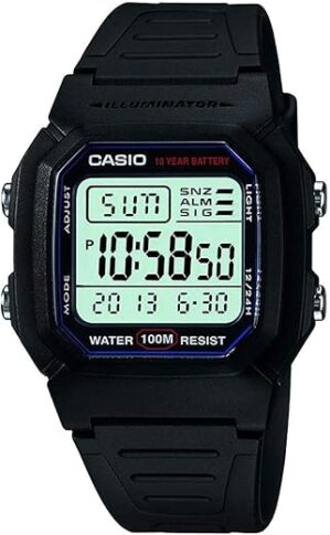Casio Unisex Digital Watch, 100m Water Resistance