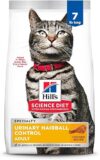 Hill’s Science Diet Urinary Hairball Control Dry Cat Food