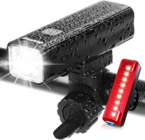 Ovetour USB Rechargeable Bike Light, 1000 Lumen