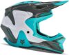 Fox Racing V3 Motocross Helmet, Revise Teal, X-Large