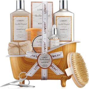 LOVERY Vanilla Almond Men's Spa Gift Basket