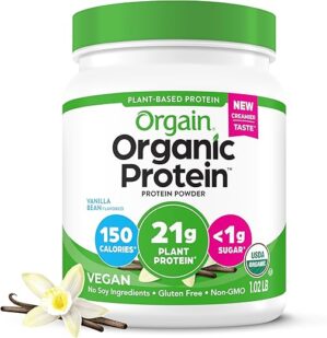 Orgain Vegan Protein Powder, Vanilla Bean, 1.02 lb