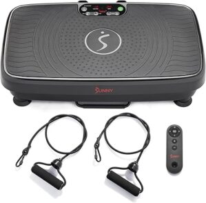 Sunny Health & Fitness Vibration Plate Exercise Machine, Multiple Speeds