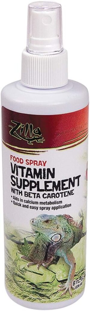 Zilla Vitamin Supplement Food Spray, 3 Pack