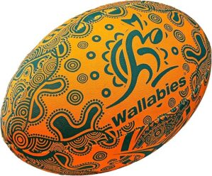 Gilbert Wallabies Indigenous Rugby Ball Size 5