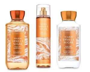 Bath & Body Works Warm Vanilla Sugar Full Size Set