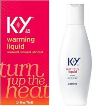 K-Y Warming Liquid Lube, Sensorial Lubricant, 2.4 FL OZ