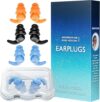 QQJOYCCI Waterproof Silicone Ear Plugs For Adults