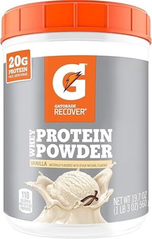 Gatorade Whey Protein Powder, Vanilla, 19.7 Oz