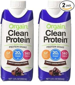 Orgain Whey Protein Shake Chocolate Fudge, 11 oz