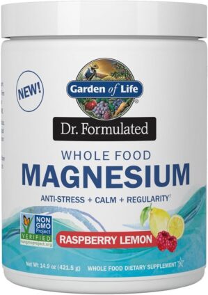 Garden of Life Whole Food Magnesium Powder, 421.5g