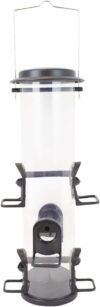 Perky-Pet Wild Bird Plastic Tube Feeder 6 Ports