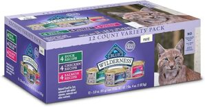 Blue Buffalo Wilderness High Protein Adult Cat Food Variety Pack