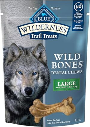 Blue Buffalo Wilderness Trail Wild Bones Large Dental Chews