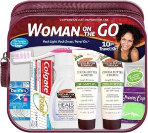 Convenience Kits International Women’s 10 PC Grooming/Hygiene Travel Kit (23AZ)