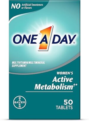 ONE A DAY Women's Active Metabolism Multivitamin, 50 Count