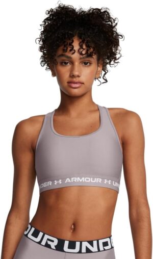 Under Armour Women's Crossback Mid Impact Sports Bra