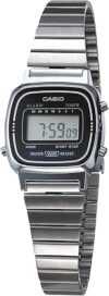 Casio Women’s Digital Watch | Retro Silver Design