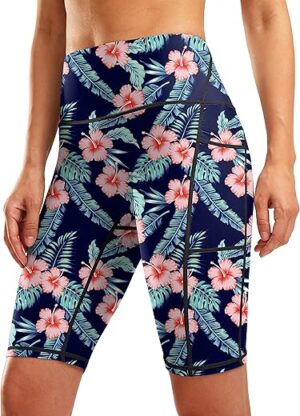 G Gradual Women’s High Waisted Swim Shorts With Liner