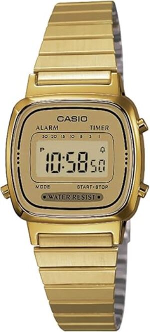 Casio Women's LA670WGA-9 Gold Quartz Watch