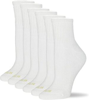 HUE Women's Mini Crew Sock 6-Pack