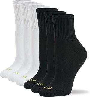HUE Women's Mini Crew Sock 6-Pack
