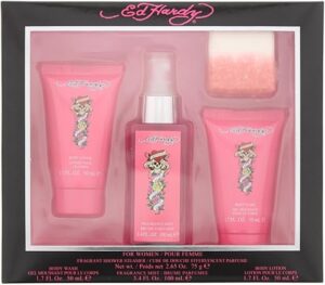 ED HARDY Women's Perfume Gift Set, 4 Pieces