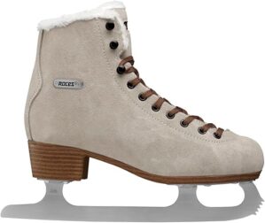 Roces Women's Suede Eco-Fur Figure Ice Skates