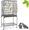 Yaheetech Wrought Iron Rolling Large Bird Cage