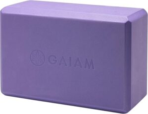 Gaiam Yoga Block – Supportive Latex-Free Foam