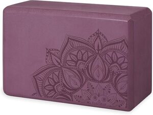 Gaiam Yoga Block – Supportive Latex-Free Foam