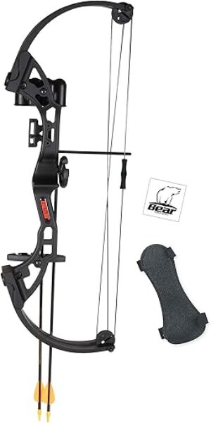 Bear Archery Youth Brave Bow Set, Ages 8-12