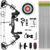 WUXLISTY Youth Compound Bow Set 15-45 Lbs